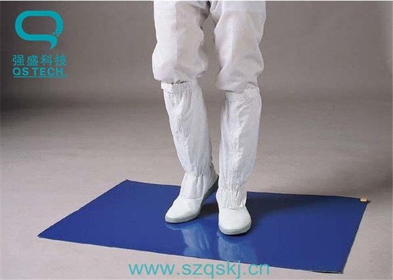 Industrial Blue 30 Layer Sticky Mat For Dust Removal Anti Static Reusable