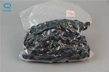 Black Natural Latex Cleanroom Finger Cots Disposable Type Custom Packaging