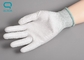 PU Palm Coated Cleanroom Gloves Anti Static Electronic