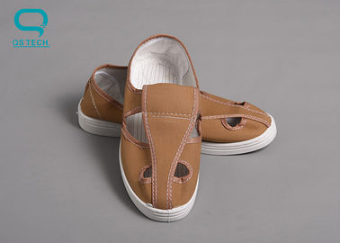 Heat Resistant Canvas ESD Cleanroom Shoes For Long Time Operation